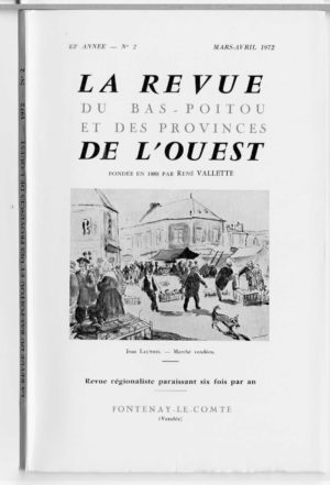 Revue du Bas-Poitou 1972 - 2eme livraison